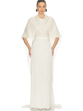 Helsa Mix Media scarf dress